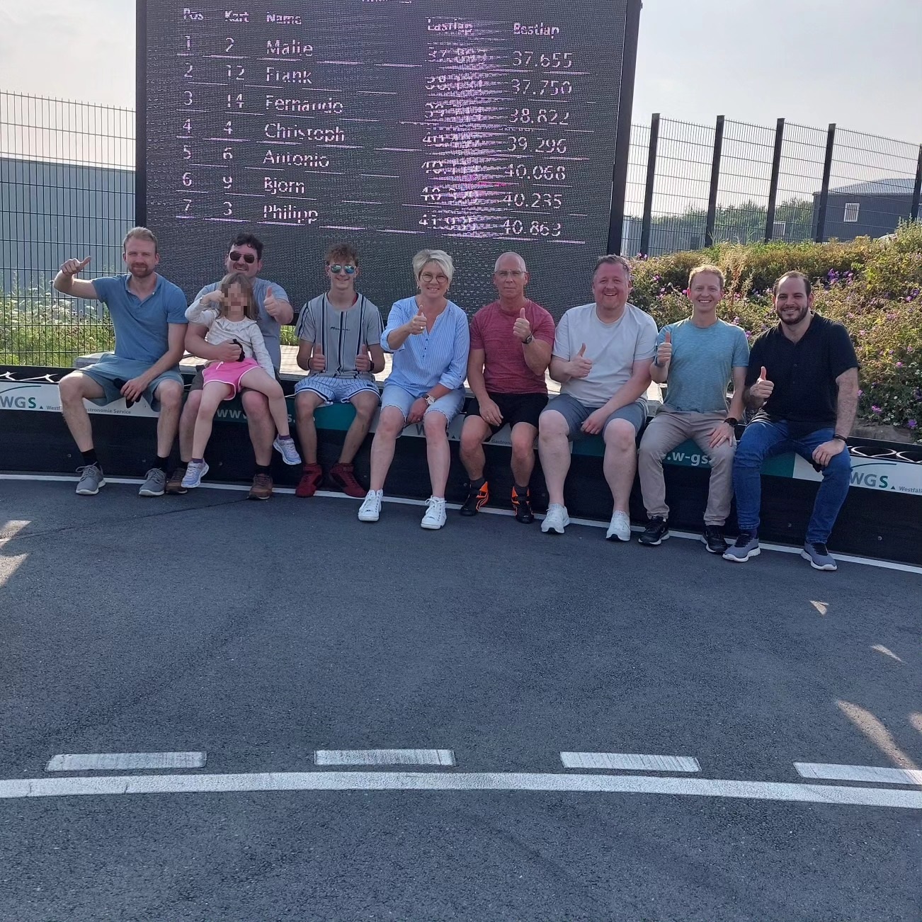 Benefiz Kartrennen 2024 Training